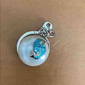 Kate Spade Pisces pearl bag charm